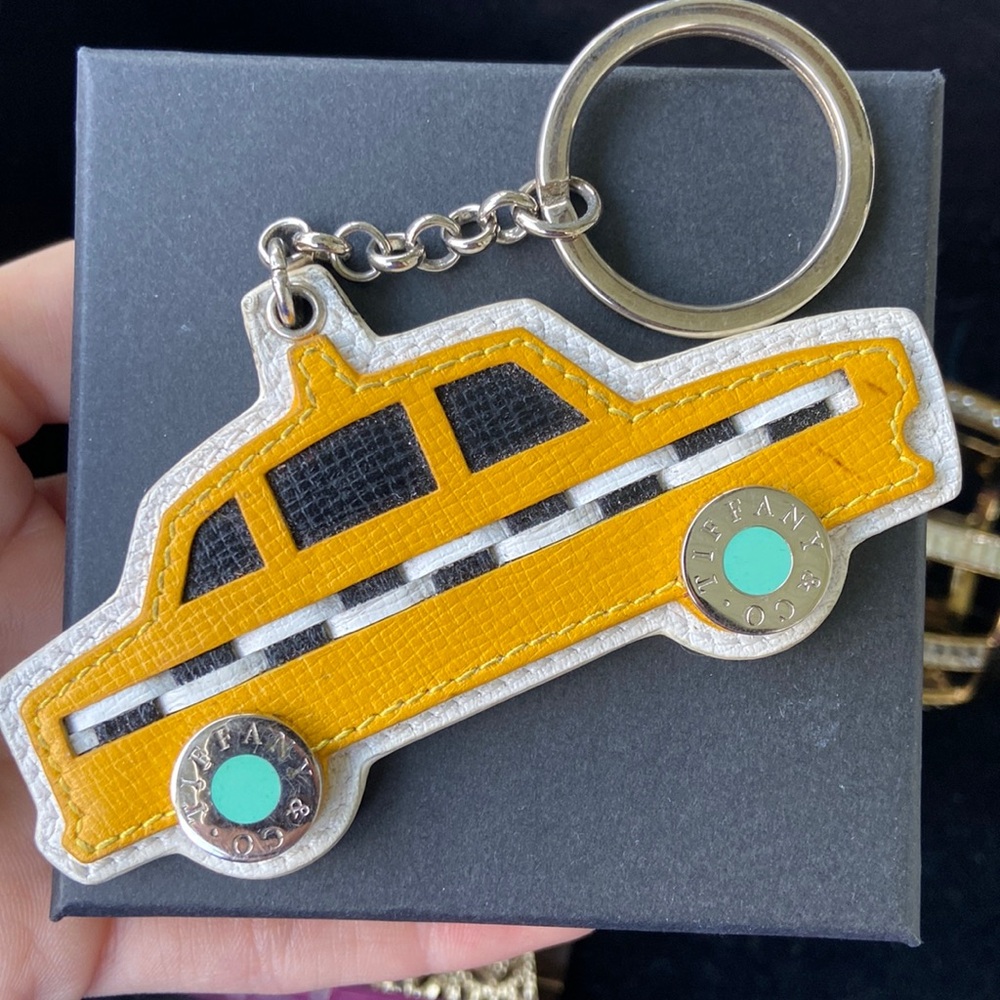 Authentic Tiffany & Co. Taxi Keychain
